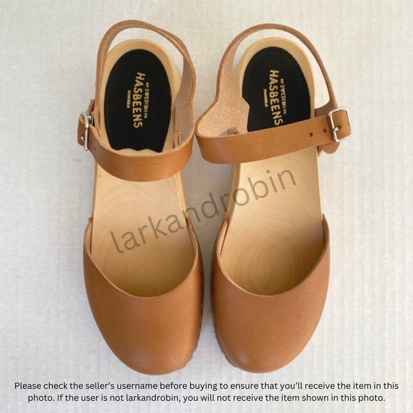 NEW Swedish Hasbeens New Covered Sandal Clog Nature 36 - Picture 9 of 14
